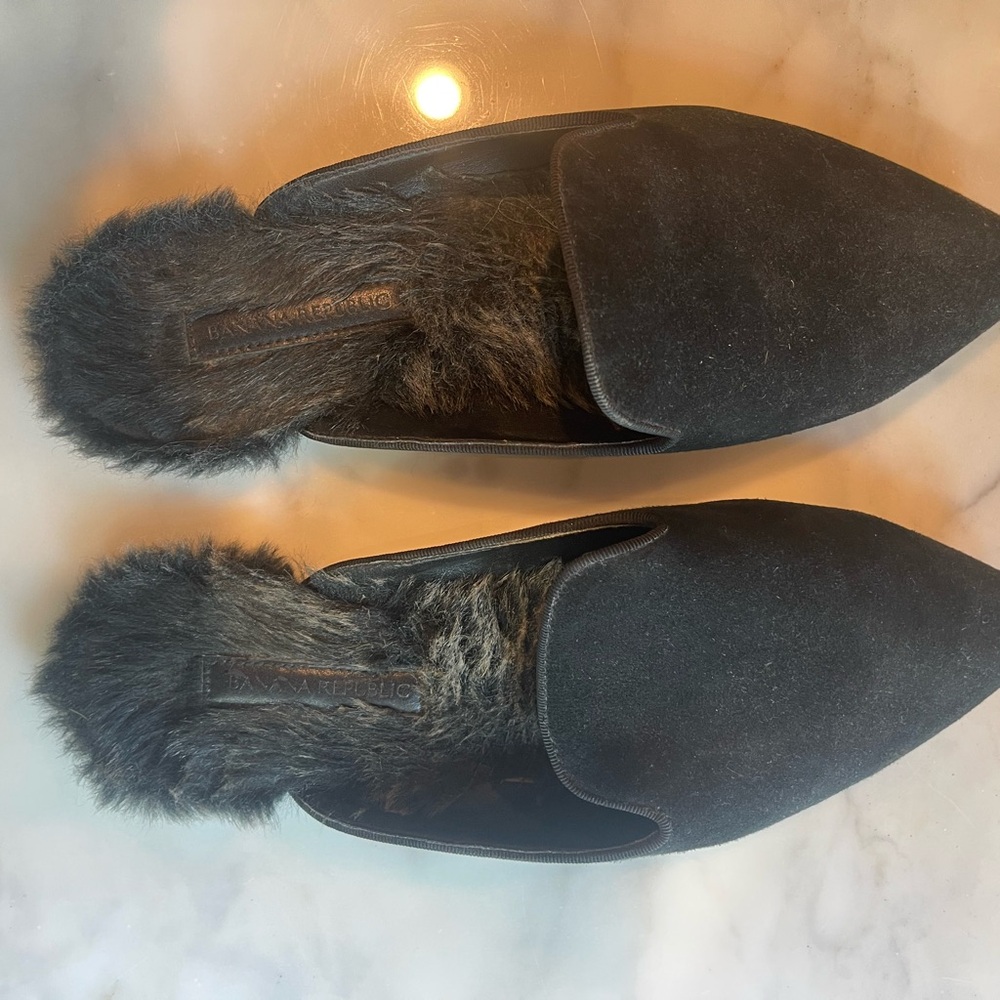 Banana Republic Suede Mule